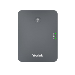 YEALINK W70B, SIP Dect Baz İstasyonu, 10 adede kadar DECT el cihazı desteği, 10 VoIP hesabı desteği, 10/100 Mbps Ethernet portu, PoE destekli - 1