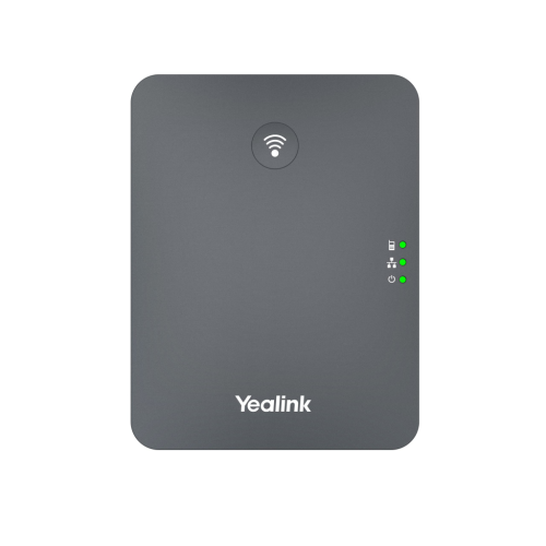YEALINK W70B, SIP Dect Baz İstasyonu, 10 adede kadar DECT el cihazı desteği, 10 VoIP hesabı desteği, 10/100 Mbps Ethernet portu, PoE destekli - Yealink