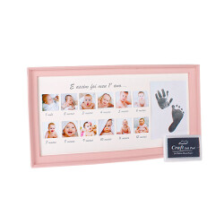 Yeni Doğan Bebek Fotoğraf Çerçevesi - 20x38cm - 12