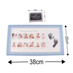 Yeni Doğan Bebek Fotoğraf Çerçevesi - 20x38cm - 9