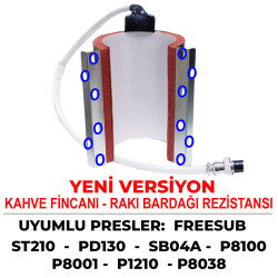 Yeni Versiyon FREESUB Fincan ve Rakı Bardağı Rezistansı - 2