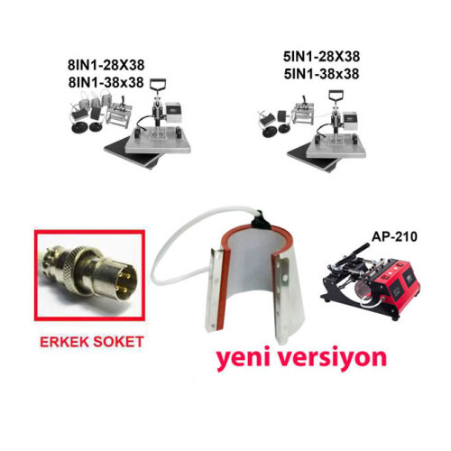 Yeni Versiyon Konik Kupa Rezistansı (Erkek Soketli) - OFİSOMİ-S
