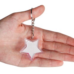 Yıldız Kar Küresi Anahtarlık - 2