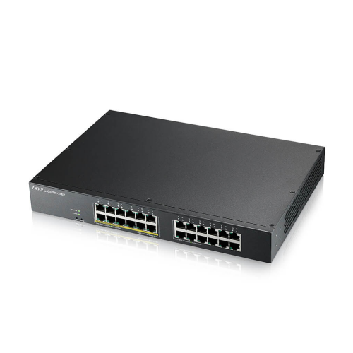 ZyXEL GS1915-24EP, 24 Port, GigaBit, 12 Port PoE 130W, Yönetilebilir, Sessiz, Masaüstü Switch - Zyxel